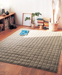 Love the Linen（ラブザリネン）の「フレンチリネンキルトラグ（ラグ/マット）」