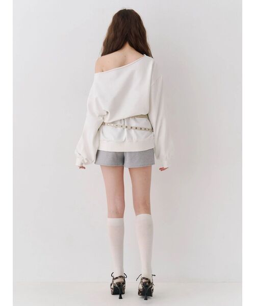 EVRIS(エヴリス)の「コンパクトショートパンツ(その他パンツ・レディース・グレー/ブラック・FREE)」の9枚目の写真