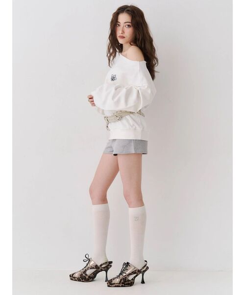 EVRIS(エヴリス)の「コンパクトショートパンツ(その他パンツ・レディース・グレー/ブラック・FREE)」の10枚目の写真