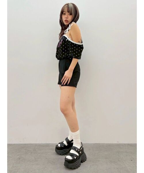 EVRIS(エヴリス)の「コンパクトショートパンツ(その他パンツ・レディース・グレー/ブラック・FREE)」の16枚目の写真