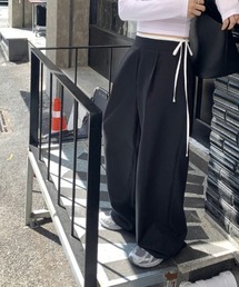 配色切り替えサイドジップススラックス