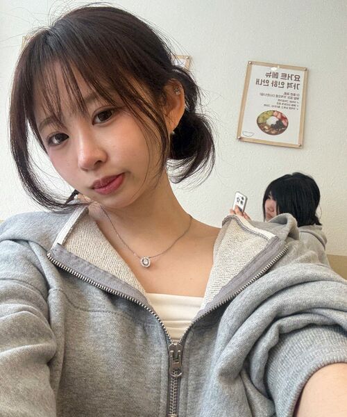 mydeepbluememories（マイディープブルーメモリーズ）の「(w) MM FLOWER GRAPHIX CROP ZIP-UP(GREY)（パーカー・レディース・グレー・ONE SIZE）」の11枚目の写真