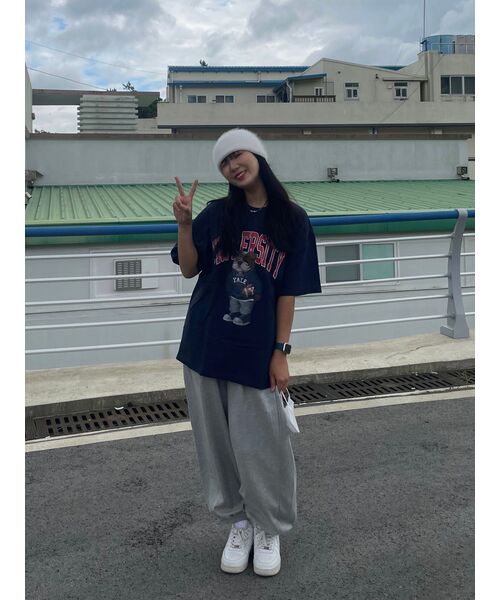 YALE(イェール)の「ユニバーシティダン半袖Tシャツネイビー/レッド(Tシャツ/カットソー・レディース・その他・WS/XX-LARGE/X-LARGE/SMALL)」の13枚目の写真