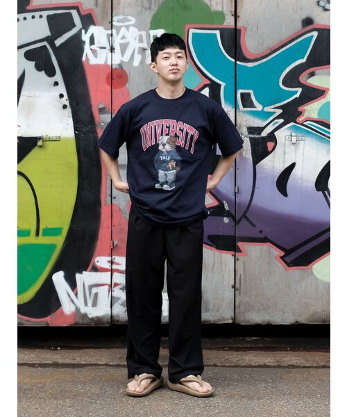 YALE(イェール)の「ユニバーシティダン半袖Tシャツネイビー/レッド(Tシャツ/カットソー・レディース・その他・WS/XX-LARGE/X-LARGE/SMALL)」の18枚目の写真