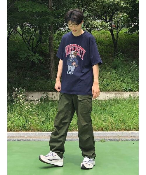 YALE(イェール)の「ユニバーシティダン半袖Tシャツネイビー/レッド(Tシャツ/カットソー・レディース・その他・WS/XX-LARGE/X-LARGE/SMALL)」の21枚目の写真