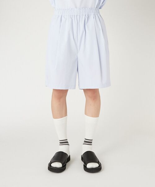 N.HOOLYWOOD COMPILE(N.ハリウッド コンパイル)の「2TUCK EASY HALF PANTS(その他パンツ・メンズ・ブルー/ブラック・40/38/36/42)」の5枚目の写真