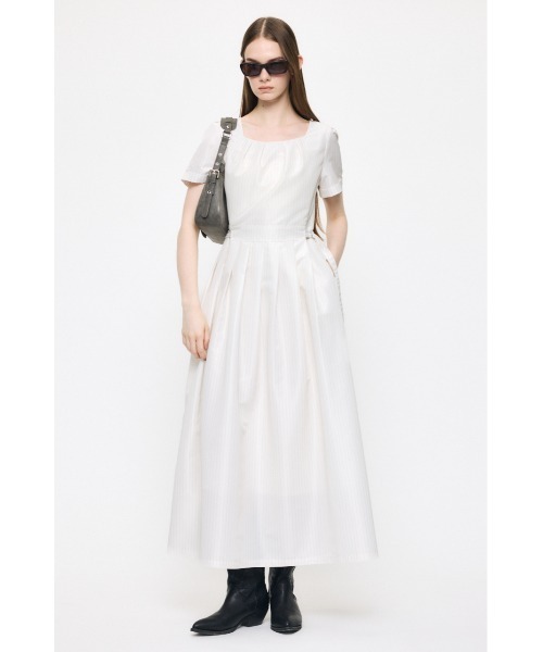 MOUSSY(マウジー)の「CLASSIC LONG ドレス(ワンピース・レディース・ブルー系その他/ブラック/ホワイト系その他・1/2)」の1枚目の写真