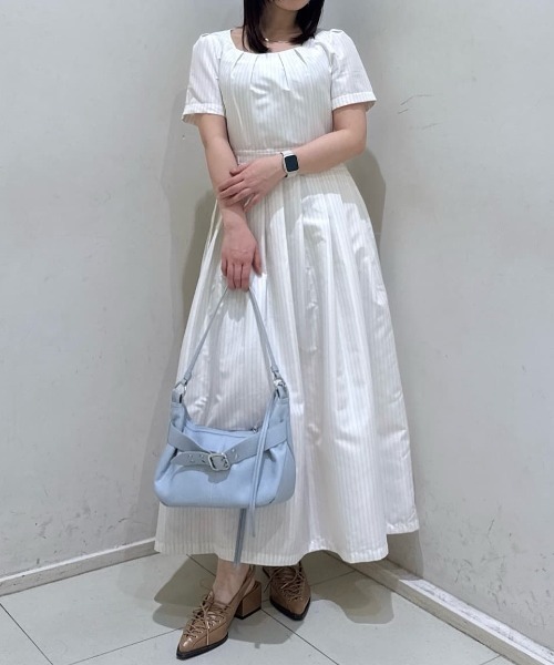 MOUSSY(マウジー)の「CLASSIC LONG ドレス(ワンピース・レディース・ブルー系その他/ブラック/ホワイト系その他・1/2)」の20枚目の写真
