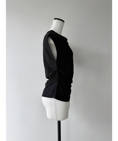 celon(セロン)の「off shoulder draped set up(セットアップ・レディース・ブラック・FREE)」の2枚目の写真