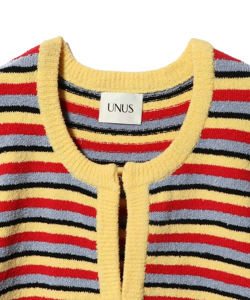 UNUS(ユナス)の「UNUS / Knit Bolero(カーディガン/ボレロ・レディース・イエロー系その他/ブラック・FREE)」の5枚目の写真