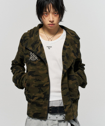 RIDERS PARKA GREEN CAMO