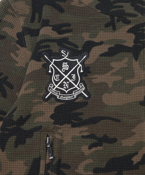 SCHISM INDUCING(スキズムインデューシング)の「RIDERS PARKA GREEN CAMO(パーカー・レディース・その他・L/S)」の4枚目の写真