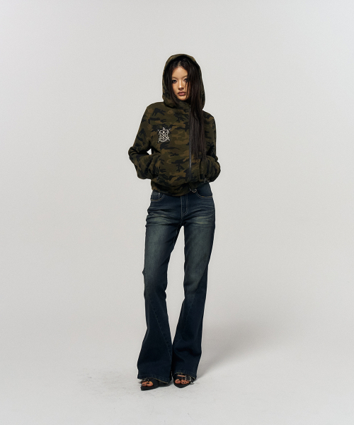 SCHISM INDUCING(スキズムインデューシング)の「RIDERS PARKA GREEN CAMO(パーカー・レディース・その他・L/S)」の7枚目の写真