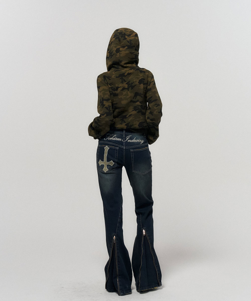 SCHISM INDUCING(スキズムインデューシング)の「RIDERS PARKA GREEN CAMO(パーカー・レディース・その他・L/S)」の11枚目の写真