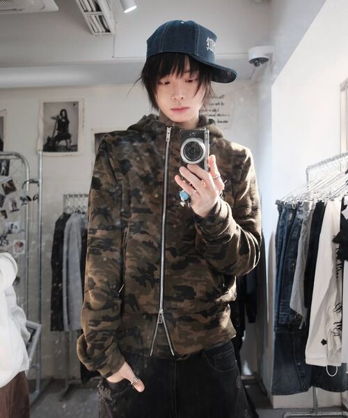 SCHISM INDUCING(スキズムインデューシング)の「RIDERS PARKA GREEN CAMO(パーカー・レディース・その他・L/S)」の18枚目の写真