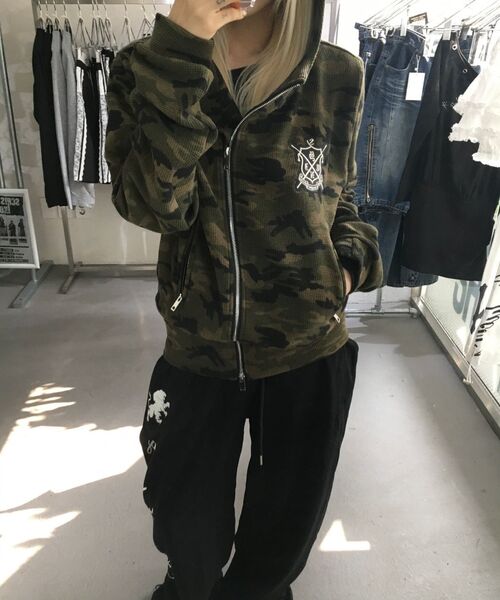 SCHISM INDUCING(スキズムインデューシング)の「RIDERS PARKA GREEN CAMO(パーカー・レディース・その他・L/S)」の20枚目の写真