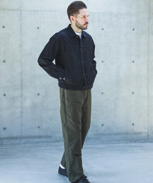 MR.OLIVE（ミスターオリーブ）の「10oz NATURAL SLUB DENIM / MODIFIED 2nd TYPE JACKET /M263101（デニムジャケット・メンズ・インディゴブルー/ブラック・MEDIUM/SMALL/LARGE）」の9枚目の写真
