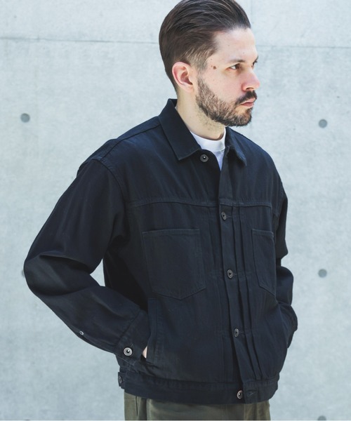 MR.OLIVE（ミスターオリーブ）の「10oz NATURAL SLUB DENIM / MODIFIED 2nd TYPE JACKET /M263101（デニムジャケット・メンズ・インディゴブルー/ブラック・MEDIUM/SMALL/LARGE）」の10枚目の写真