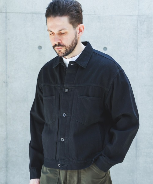 MR.OLIVE（ミスターオリーブ）の「10oz NATURAL SLUB DENIM / MODIFIED 2nd TYPE JACKET /M263101（デニムジャケット・メンズ・インディゴブルー/ブラック・MEDIUM/SMALL/LARGE）」の11枚目の写真
