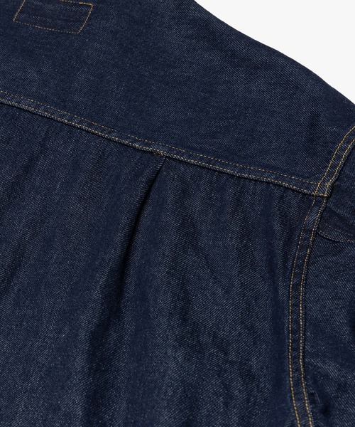 MR.OLIVE（ミスターオリーブ）の「10oz NATURAL SLUB DENIM / MODIFIED 2nd TYPE JACKET /M263101（デニムジャケット・メンズ・インディゴブルー/ブラック・MEDIUM/SMALL/LARGE）」の20枚目の写真
