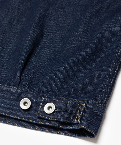 MR.OLIVE（ミスターオリーブ）の「10oz NATURAL SLUB DENIM / MODIFIED 2nd TYPE JACKET /M263101（デニムジャケット・メンズ・インディゴブルー/ブラック・MEDIUM/SMALL/LARGE）」の21枚目の写真
