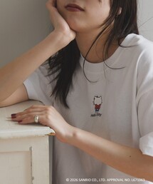 Hello Kitty × SHIPS any: ハローキティ プリント TEE