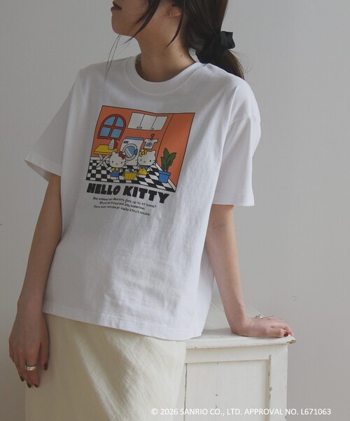 Hello Kitty × SHIPS any: ハローキティ プリント TEE（Tシャツ