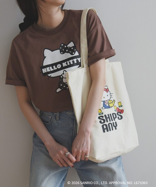 Hello Kitty × SHIPS any: ハローキティ プリント TEE（Tシャツ