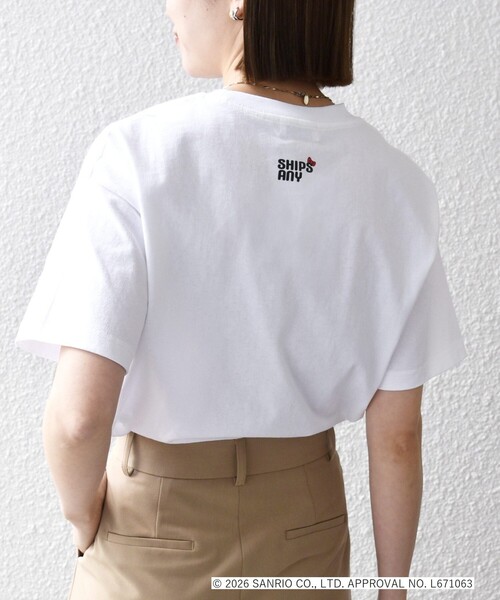 SHIPS any(シップス エニィ)の「Hello Kitty × SHIPS any: ハローキティ プリント TEE(Tシャツ/カットソー・レディース・ホワイト系2/ブラウン/ホワイト系1・ONE SIZE)」の16枚目の写真