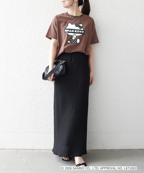SHIPS any(シップス エニィ)の「Hello Kitty × SHIPS any: ハローキティ プリント TEE(Tシャツ/カットソー・レディース・ホワイト系2/ブラウン/ホワイト系1・ONE SIZE)」の19枚目の写真