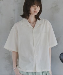 Confirm（コンファーム）の「Short-Length Open-Collar Shirt   ショート丈 オープンカラーシャツ（シャツ/ブラウス）」