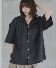 Confirm | Short-Length Open-Collar Shirt / ショート丈 オープンカラーシャツ(シャツ/ブラウス)
