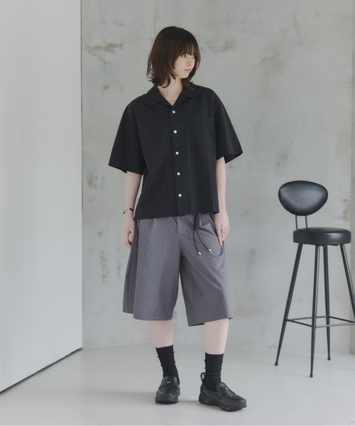 Confirm（コンファーム）の「Short-Length Open-Collar Shirt / ショート丈 オープンカラーシャツ（シャツ/ブラウス・メンズ・ブラック系その他/イエロー/オレンジ/ブルー/ホワイト系その他/ブラック・L/S/M）」の12枚目の写真
