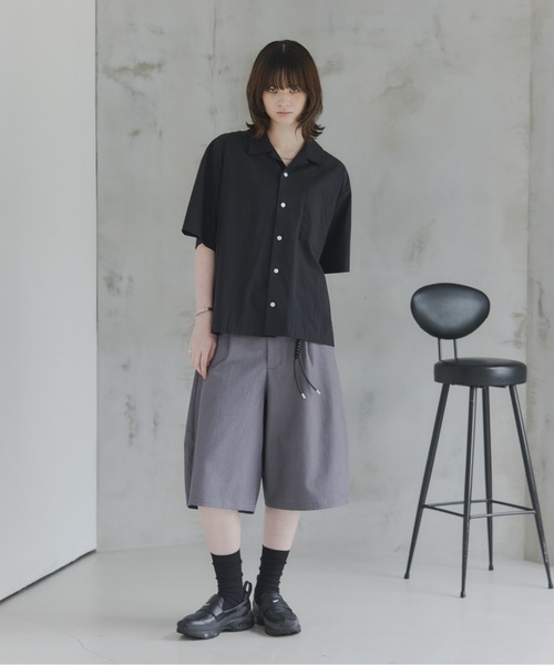 Confirm（コンファーム）の「Short-Length Open-Collar Shirt / ショート丈 オープンカラーシャツ（シャツ/ブラウス・メンズ・ブラック系その他/イエロー/オレンジ/ブルー/ホワイト系その他/ブラック・L/S/M）」の13枚目の写真