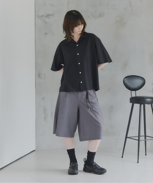 Confirm（コンファーム）の「Short-Length Open-Collar Shirt / ショート丈 オープンカラーシャツ（シャツ/ブラウス・メンズ・ブラック系その他/イエロー/オレンジ/ブルー/ホワイト系その他/ブラック・L/S/M）」の14枚目の写真