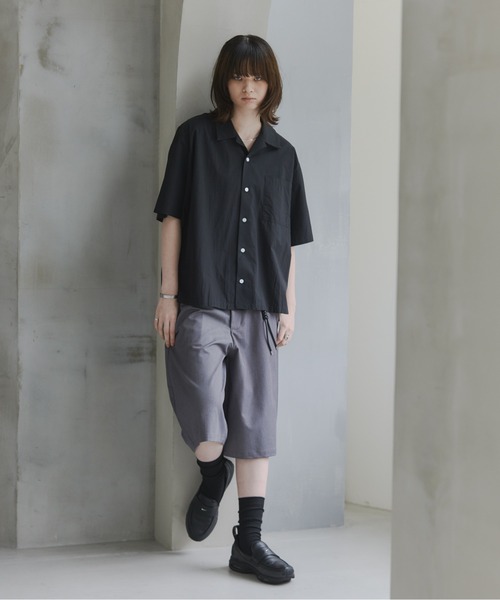 Confirm（コンファーム）の「Short-Length Open-Collar Shirt / ショート丈 オープンカラーシャツ（シャツ/ブラウス・メンズ・ブラック系その他/イエロー/オレンジ/ブルー/ホワイト系その他/ブラック・L/S/M）」の10枚目の写真