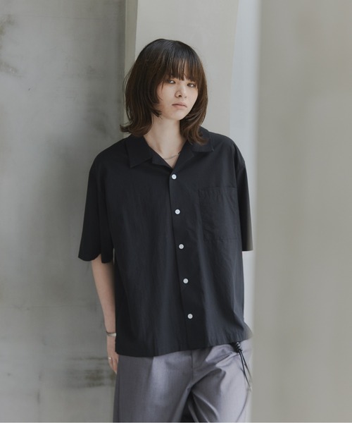 Confirm（コンファーム）の「Short-Length Open-Collar Shirt / ショート丈 オープンカラーシャツ（シャツ/ブラウス・メンズ・ブラック系その他/イエロー/オレンジ/ブルー/ホワイト系その他/ブラック・L/S/M）」の9枚目の写真