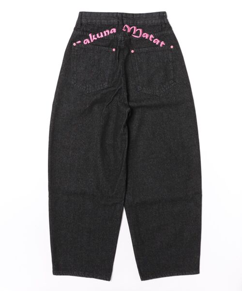 HALEY PESCA（ヘーリーペスカ）の「HALEY PESCA/バックポイントデニムパンツ（デニムパンツ・レディース・ブラック・LARGE/MEDIUM/SMALL）」の6枚目の写真