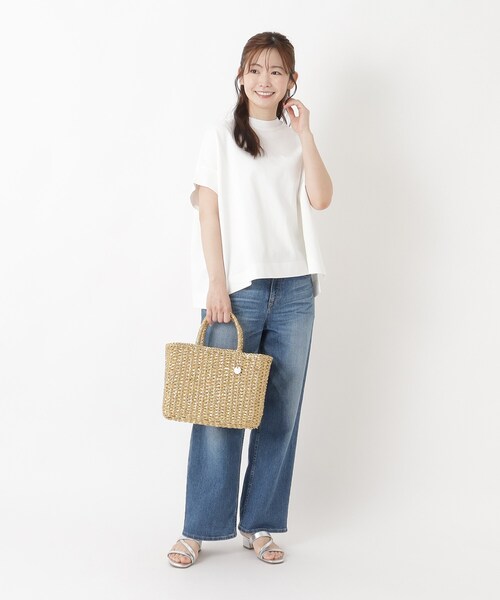 one'sterrace（ワンズテラス）の「TSL メタリックミックスペーパートート（トートバッグ・レディース・シルバー系8/ゴールド系8・99）」の14枚目の写真
