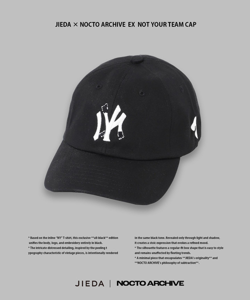 Jieda(�W�G�_)��JIEDA × NOCTO ARCHIVE �ʒ�  NOT YOUR TEAM CAP(�L���b�v)