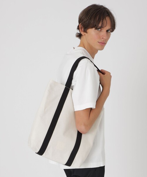 BLACK LABEL CRESTBRIDGE(ブラックレーベル・クレストブリッジ)の「クレストブリッジチェックリバーシブルトート(トートバッグ・メンズ・オフホワイト/ブラック・FREE)」の3枚目の写真