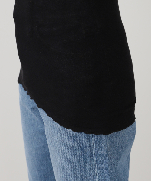 IENA LA BOUCLE(イエナラブークル)の「《追加》seamless basic./シームレスベーシック Flounce タンクトップ(タンクトップ・レディース・ブラウン/ピンク/ブラック/ホワイト/パープル・FREE)」の11枚目の写真