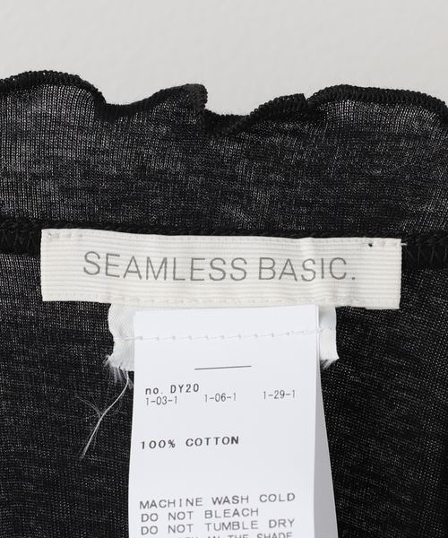 IENA LA BOUCLE(イエナラブークル)の「《追加》seamless basic./シームレスベーシック Flounce タンクトップ(タンクトップ・レディース・ブラウン/ピンク/ブラック/ホワイト/パープル・FREE)」の12枚目の写真