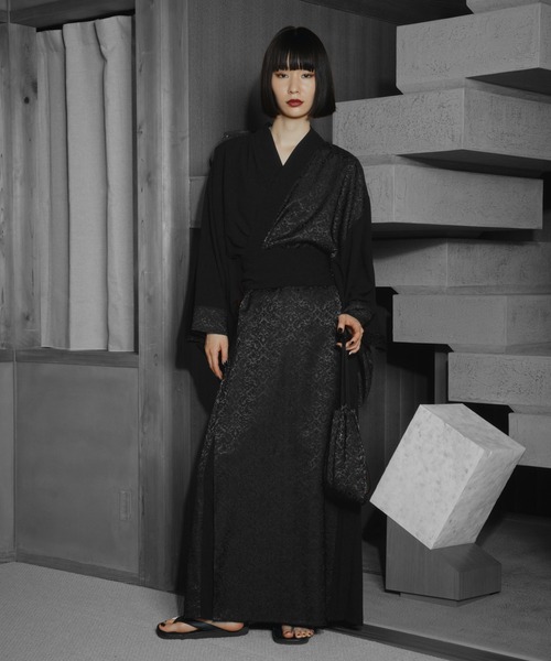 HARE(ハレ)の「【WEB限定】HARE-HYBRID YUKATA 3SET(HARE)(浴衣・メンズ・ブラック/ブラック系その他・FREE)」の12枚目の写真