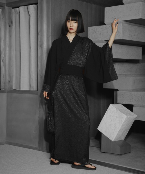 HARE(ハレ)の「【WEB限定】HARE-HYBRID YUKATA 3SET(HARE)(浴衣・メンズ・ブラック/ブラック系その他・FREE)」の13枚目の写真