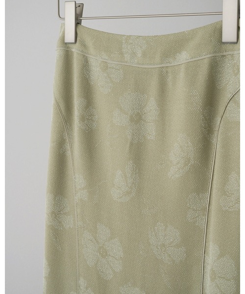 anuke(アンヌーク)の「Flower Jacquard Skirt(スカート・レディース・ブラウン/アイボリー・38inch/36inch)」の15枚目の写真