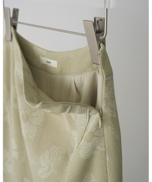 anuke(アンヌーク)の「Flower Jacquard Skirt(スカート・レディース・ブラウン/アイボリー・38inch/36inch)」の16枚目の写真