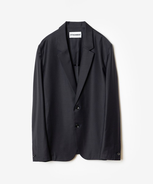 ATTACHMENT(アタッチメント)の「2/80 PE/WO ストレッチトロ 2Bジャケット / 2/80 PE/WO STRETCH TRO 2B JACKET(テーラードジャケット・メンズ・ネイビー/グレー/ブラック・1/4/3/2)」の3枚目の写真
