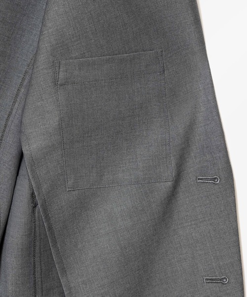 ATTACHMENT(アタッチメント)の「2/80 PE/WO ストレッチトロ 2Bジャケット / 2/80 PE/WO STRETCH TRO 2B JACKET(テーラードジャケット・メンズ・ネイビー/グレー/ブラック・1/4/3/2)」の9枚目の写真
