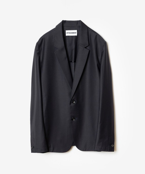ATTACHMENT(アタッチメント)の「2/80 PE/WO ストレッチトロ 2Bジャケット / 2/80 PE/WO STRETCH TRO 2B JACKET(テーラードジャケット・メンズ・ネイビー/グレー/ブラック・1/4/3/2)」の10枚目の写真
